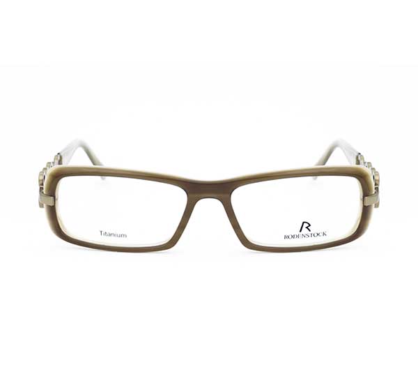 Rodenstock Women's R5231 D Black Rectangle Eyeglasses 52-16-130