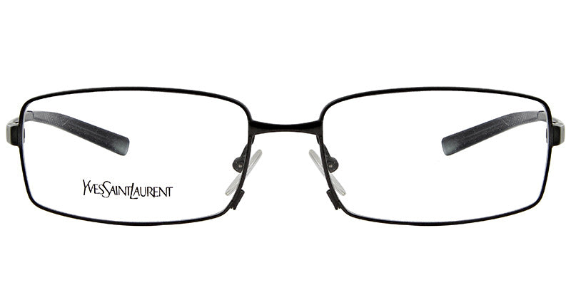 Yves Saint Laurent Unisex YSL 2052 SILVER Silver Rectangle Eyeglasses 54-16-140