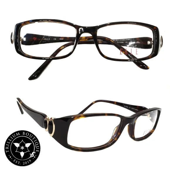 Elle Women's EL13308 TT Tortoise Rectangle Eyeglasses 51-16-130
