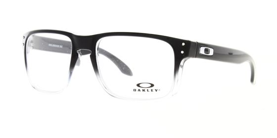 Oakley Glasses Holbrook RX Polished Black Clear Fade OX8156-0654