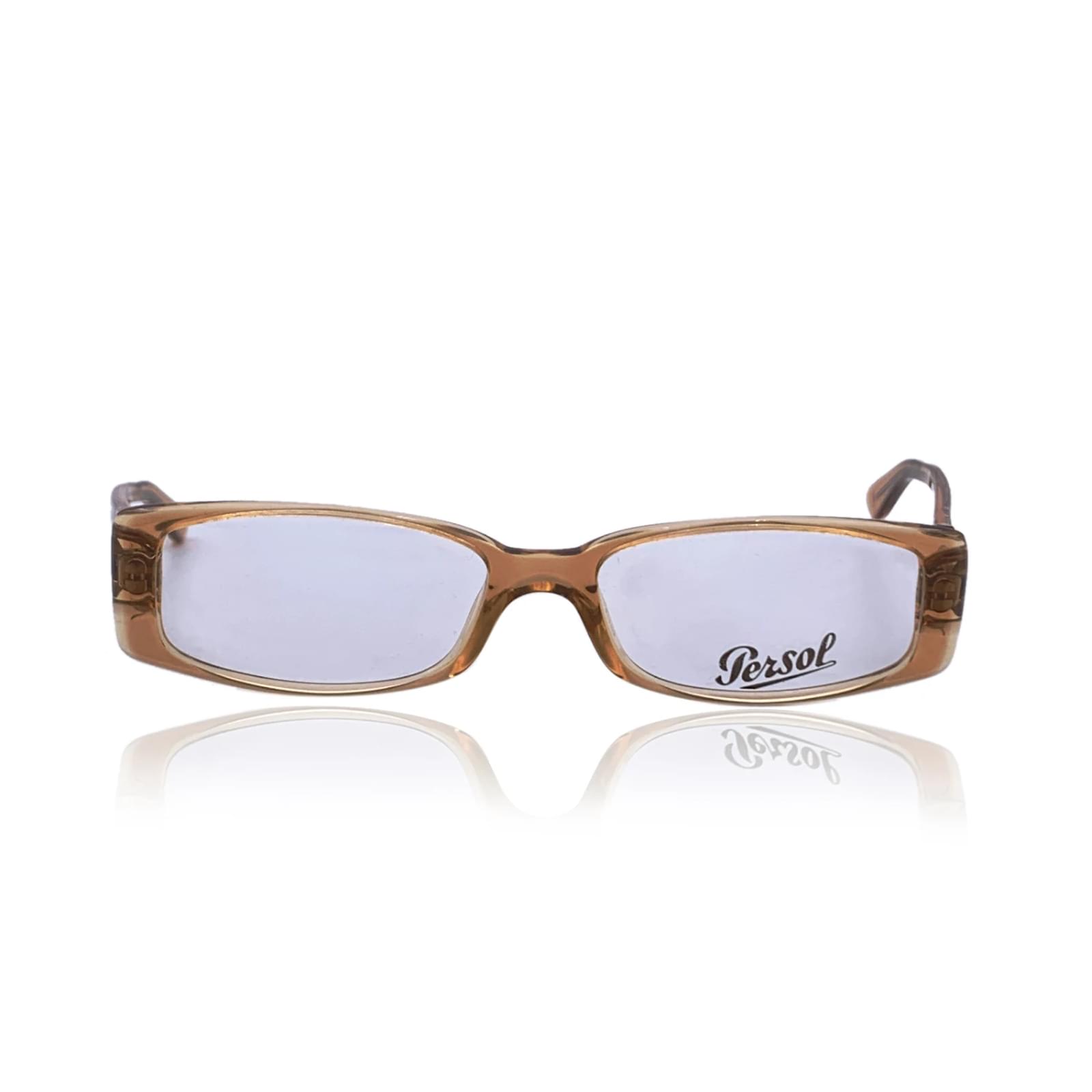 Persol Women's 2735-V 95 Beige Rectangle Eyeglasses 56-16-135