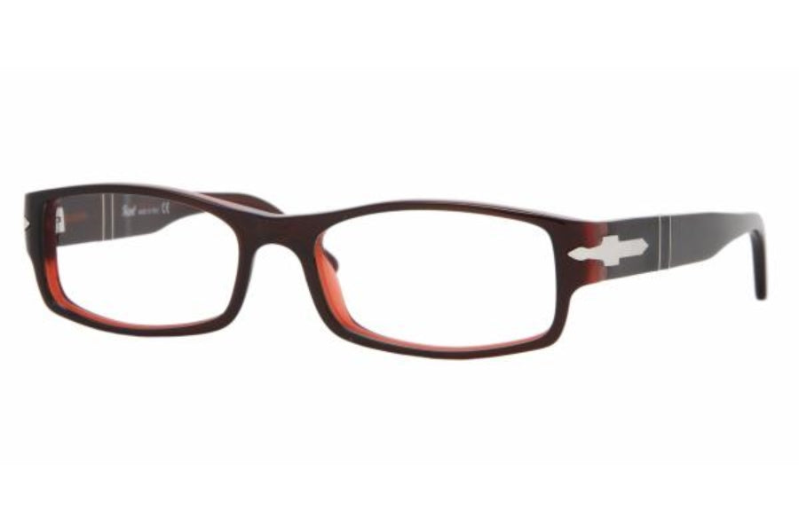 Persol Women's 2907-V 685 Tortoise Rectangle Eyeglasses 52-16-135
