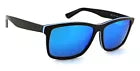 LACOSTE L705S 234 Dark Brown Blue Stripe Sunglasses - Blue Mirror Lens