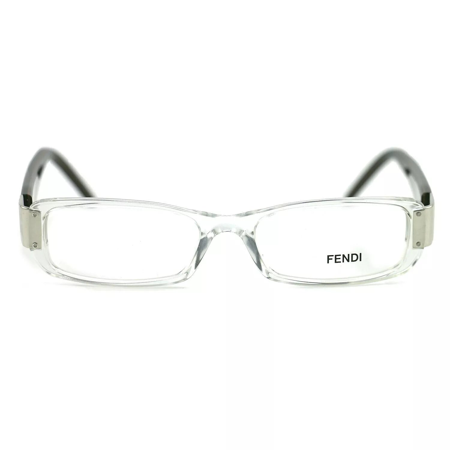 Fendi F671-000 Womens's/Black Rectangle Eyeglasses
