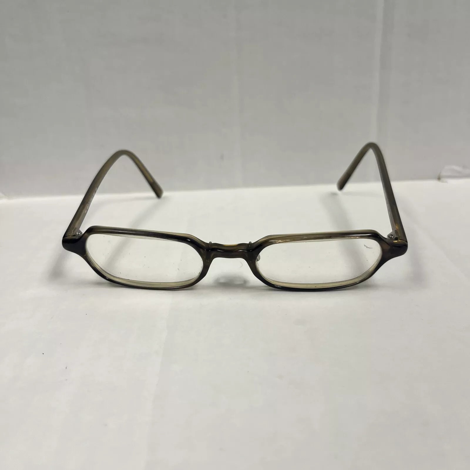 Calvin Klein Men's CK653 098 Brown Rectangle Eyeglasses 47-20-140