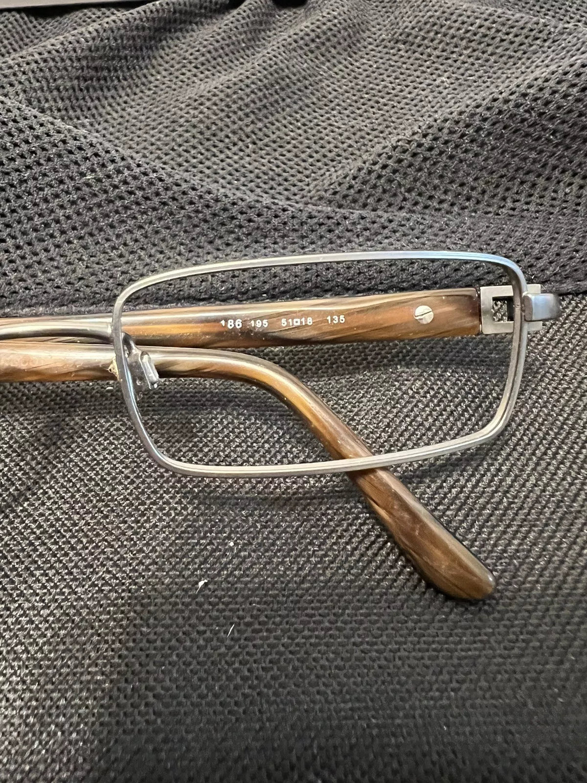Bvlgari Eyeglasses BV 186 195 | Gunmetal / Burgundy | 51-18 G361