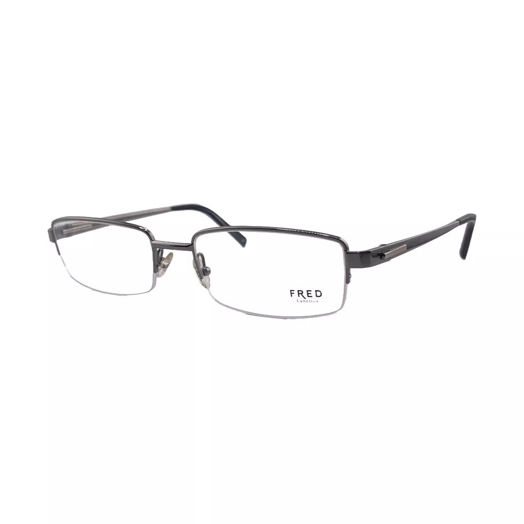 Fred Men's Elbe N1 002 Golden Half Rim Eyeglasses 56-20-135