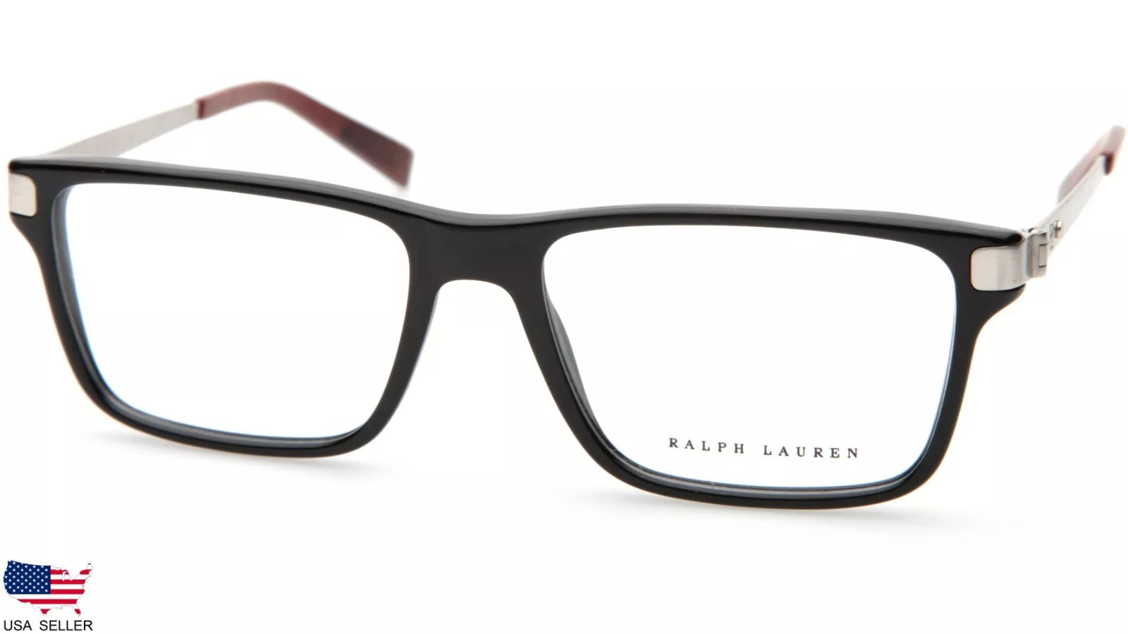 RALPH LAUREN RL 6162 5630 BLACK VINTAGE EFFECT EYEGLASSES 55mm (DISPLAY MODEL)