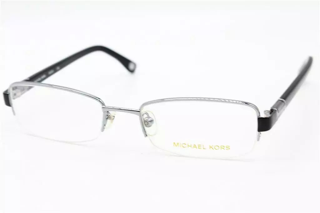 Michael Kors Women's MK332 038 Silver Half-Rim Eyeglasses 53-19-135