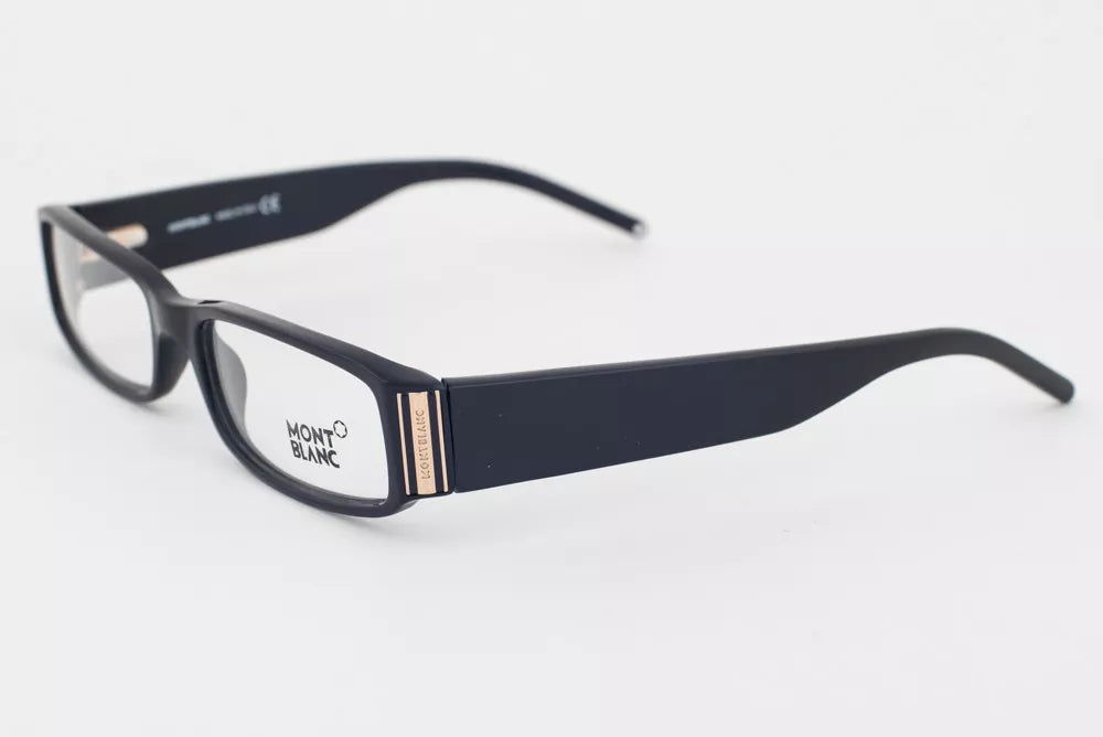 Mont Blanc Women's MB106 199 Black Rectangle Eyeglasses 53-16-140