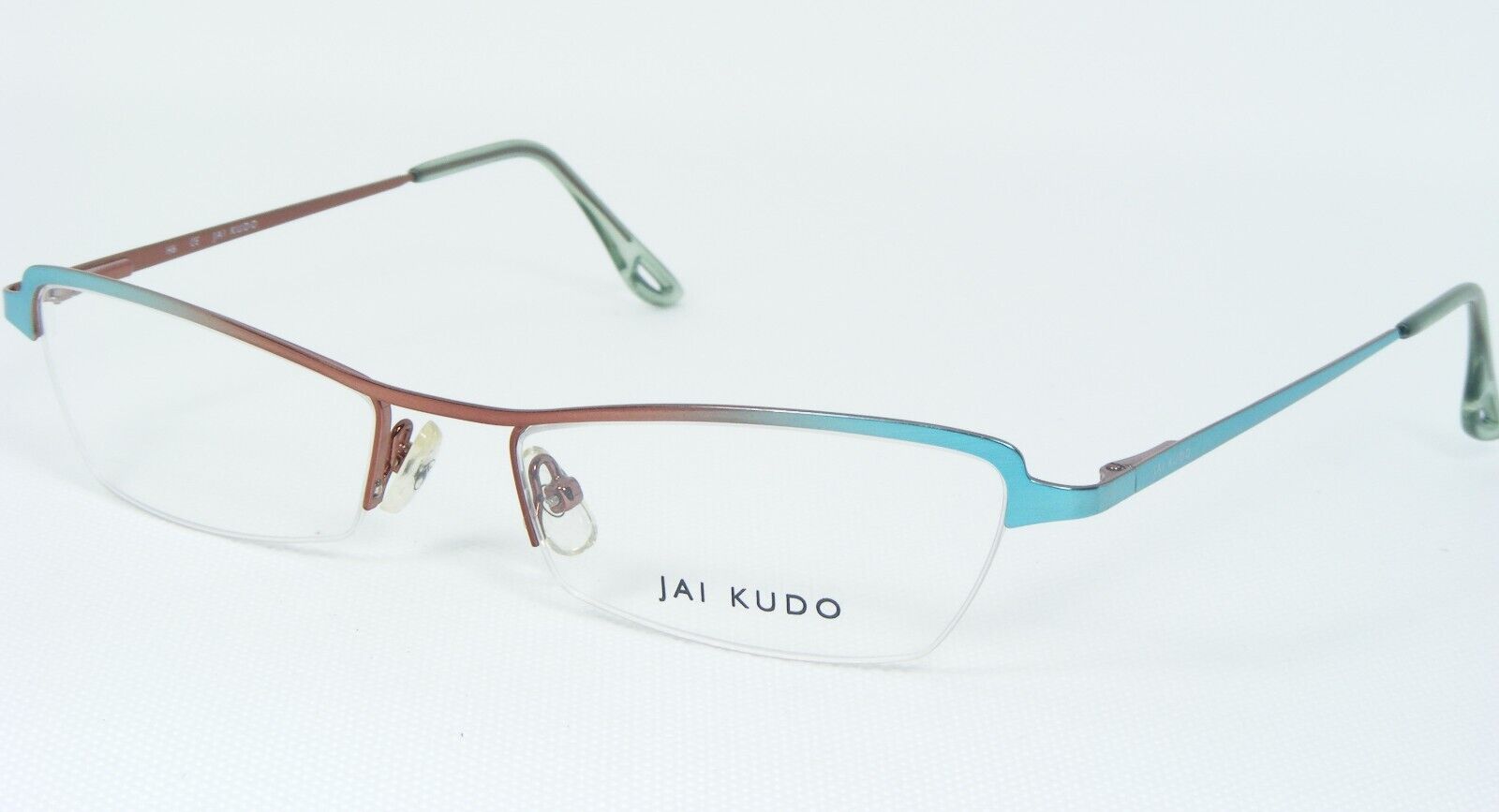 JAI KUDO 487 1036 M07 SEA GREEN /COPPER RED EYEGLASSES GLASSES FRAME 53-18-135mm