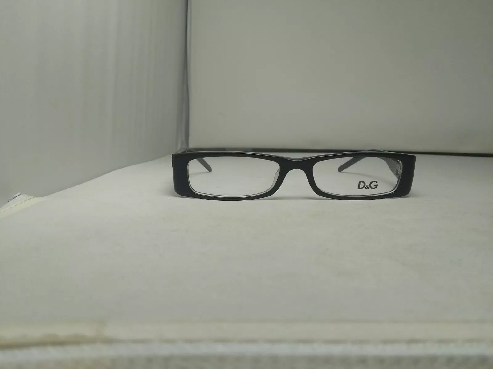 D&G Dolce Gabbana DG1102 608 POLISHED BLACK ITALY MADE 50-16-135 7377