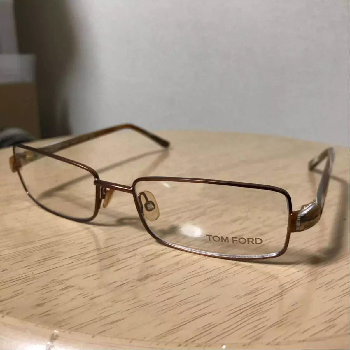 TOM FORD TF5014 217 MATTE LIGHT BROWN EYEGLASSES AUTHENTIC RX FRAMES