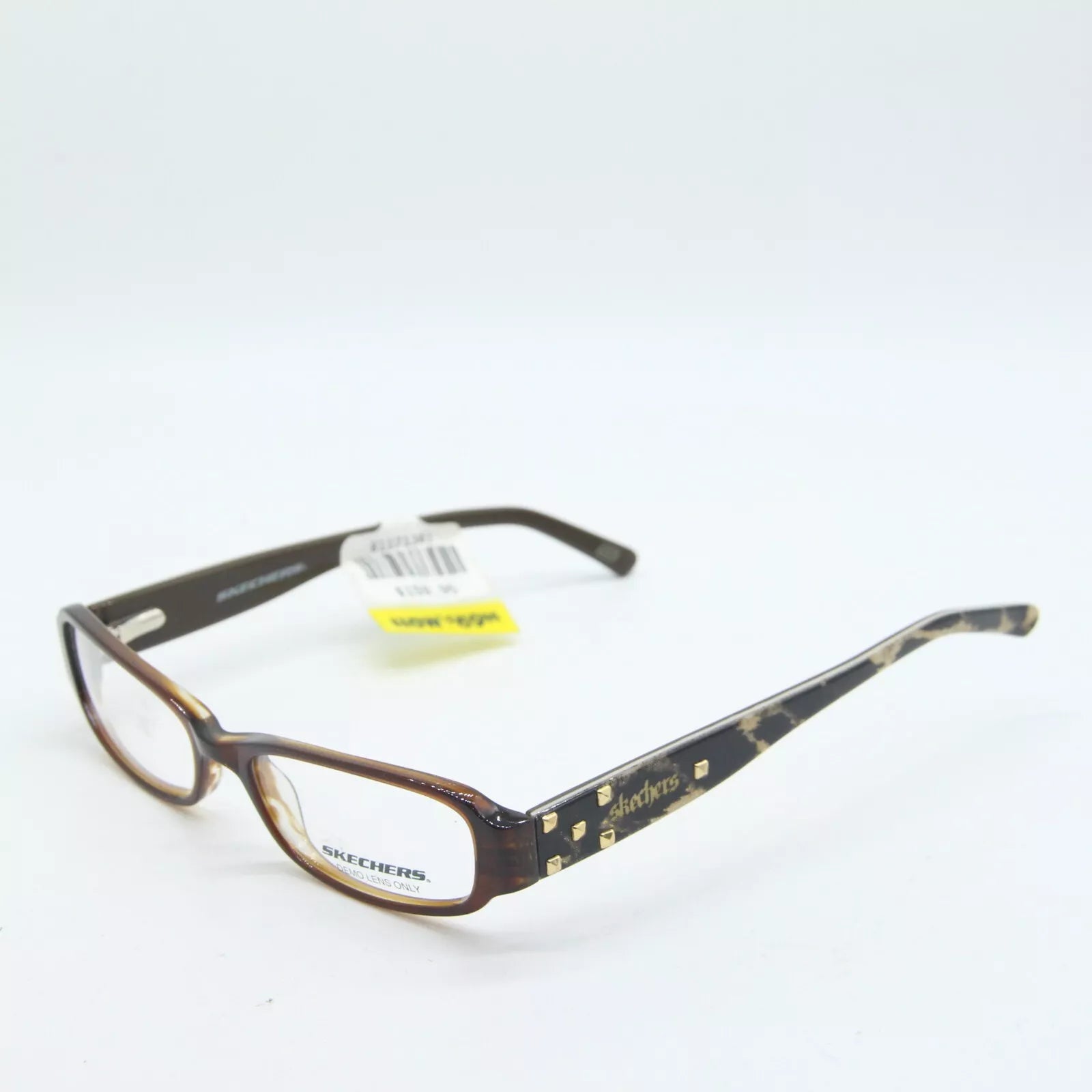 Skechers Women's SKA2002 RD Red Rectangle Eyeglasses 50-16-135