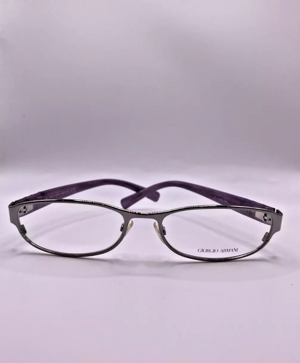 Giorgio Armani GA 484 EAH Silver Metal Optical Eyeglasses Frame 54-16-130