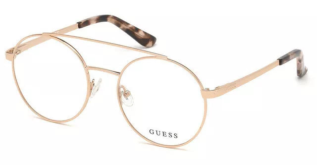NWT Guess Eyeglasses GU 2714 028 Shiny Rose Gold 52 mm GU2714 NIB