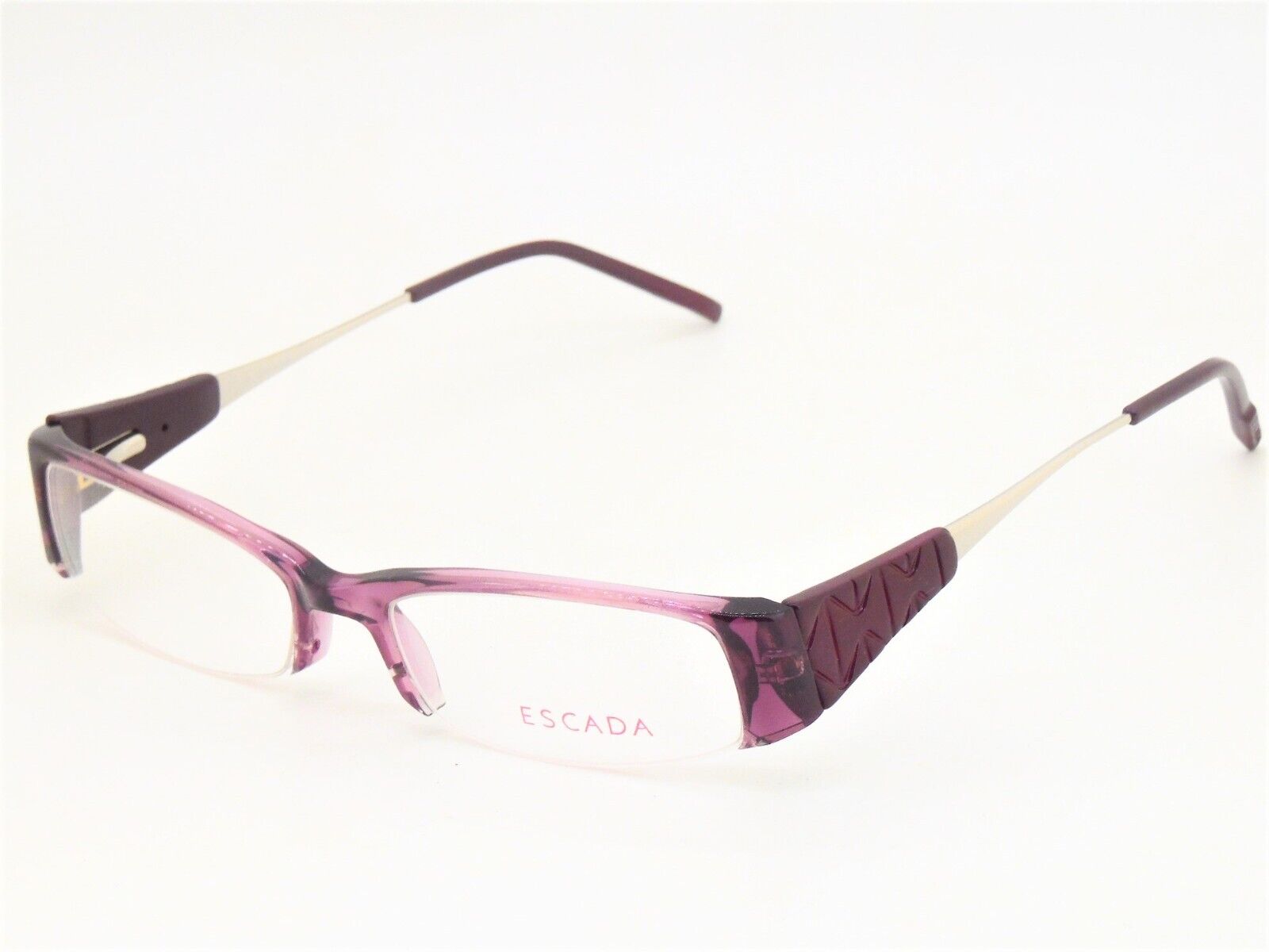 Escada Women's VES 020 Havana Rectangle Eyeglasses 52-17-140