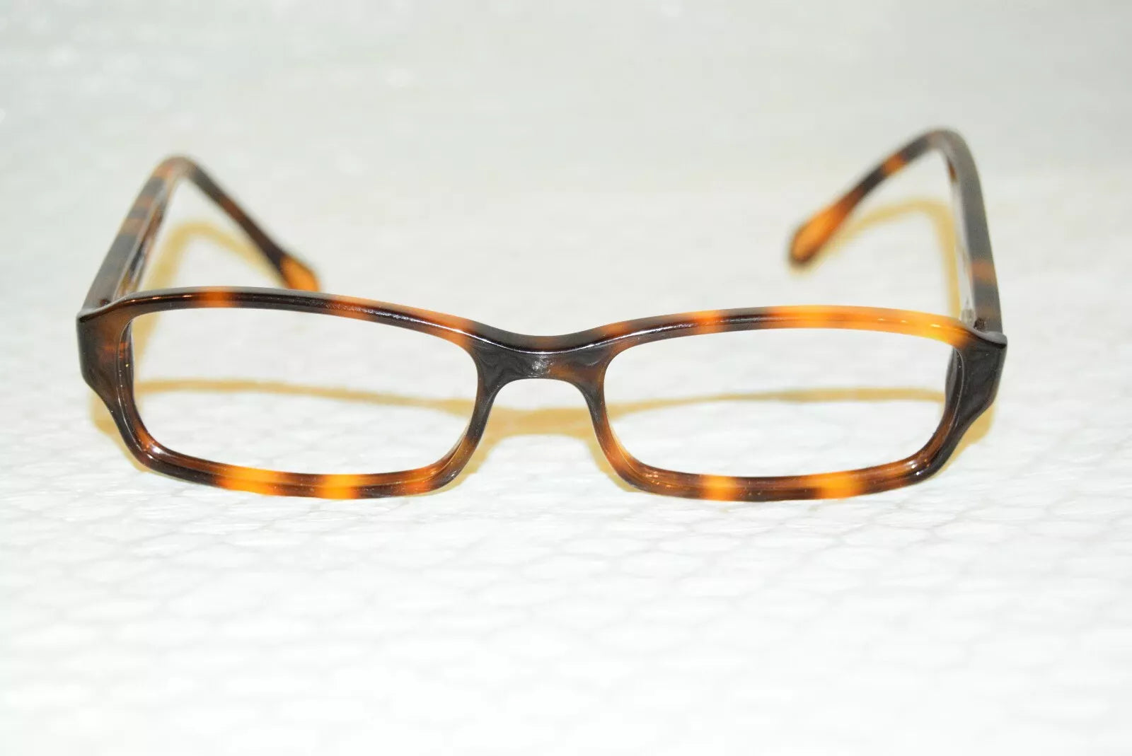 Zegna Men's VZ3557 O9AJ Tortoise Rectangle Eyeglasses 54-17-145