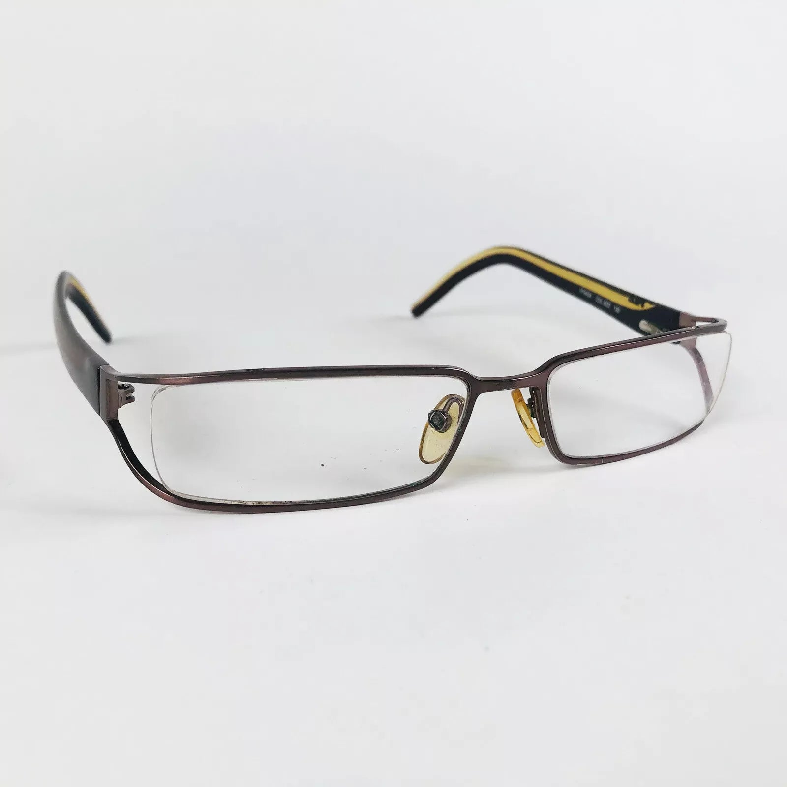 Fila Men's VF8424 SD3 Bronze Rectangle Eyeglasses 54-16-130