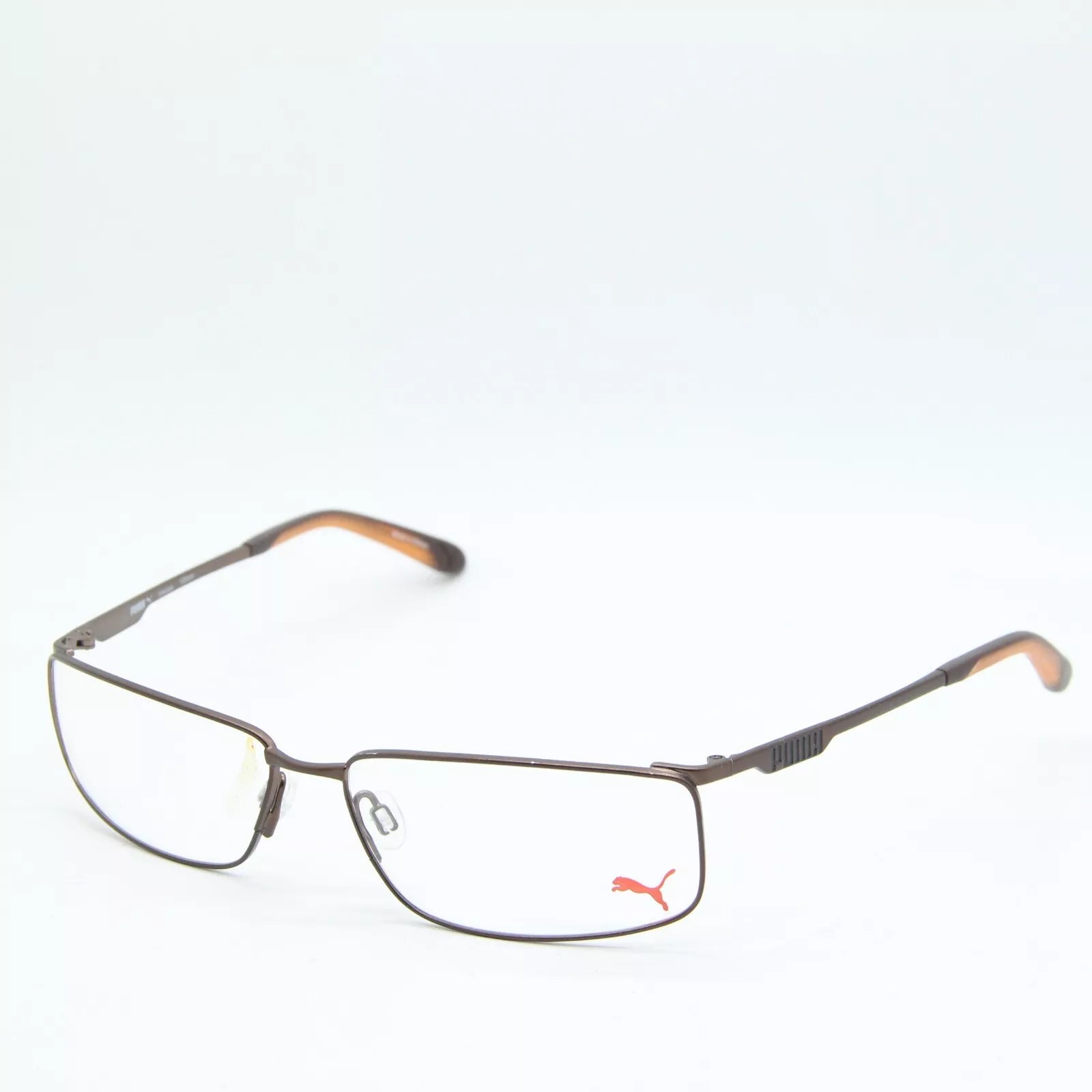 Puma Men's PH15271 BK Black Rectangle Eyeglasses 60-15-130