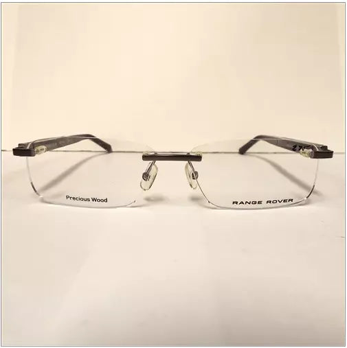 Range Rover Men's LATTITUDE0106 002 Black Rimless Eyeglasses 56-16-140