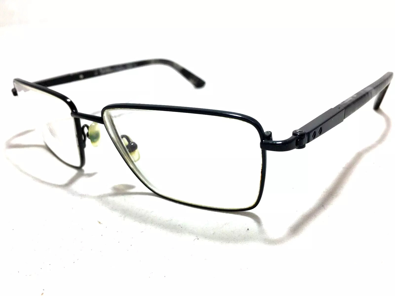 Calvin Klein Men's CK7386 001 Black Rectangle Eyeglasses 55-16-145