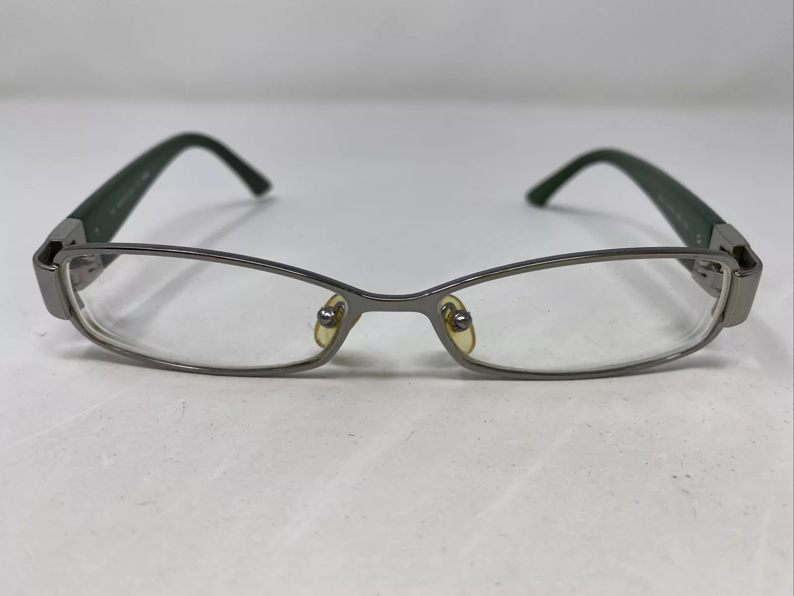Fendi Women's F904 028 Silver Rectangle Eyeglasses 51-14-130