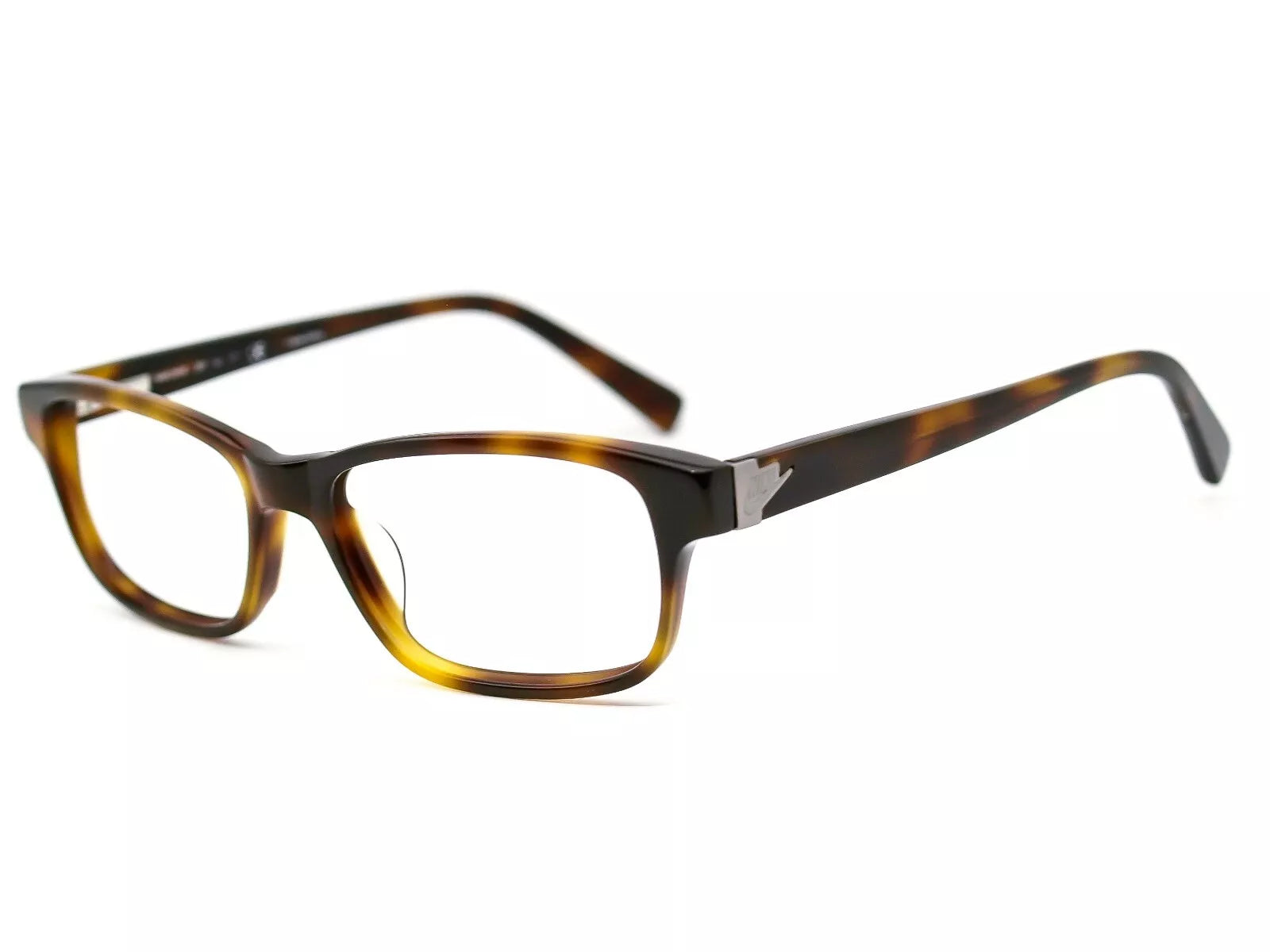 Nike Unisex NIKE 5518 201 Tortoise Rectangle Eyeglasses 52-16-135