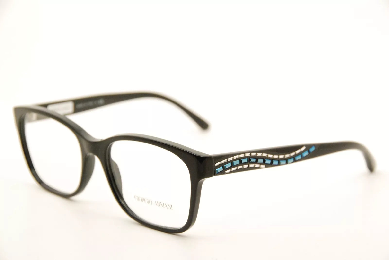 New Giorgio Armani AR 7013-B 5017 Black 53mm Eyeglasses Frames Italy RX