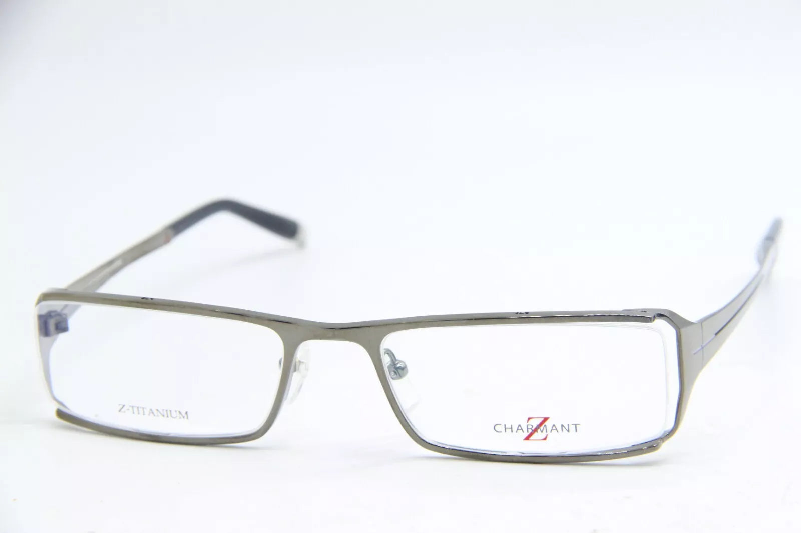 Charmant Men's ZT11726 GR Grey Rectangle Eyeglasses 54-19-140