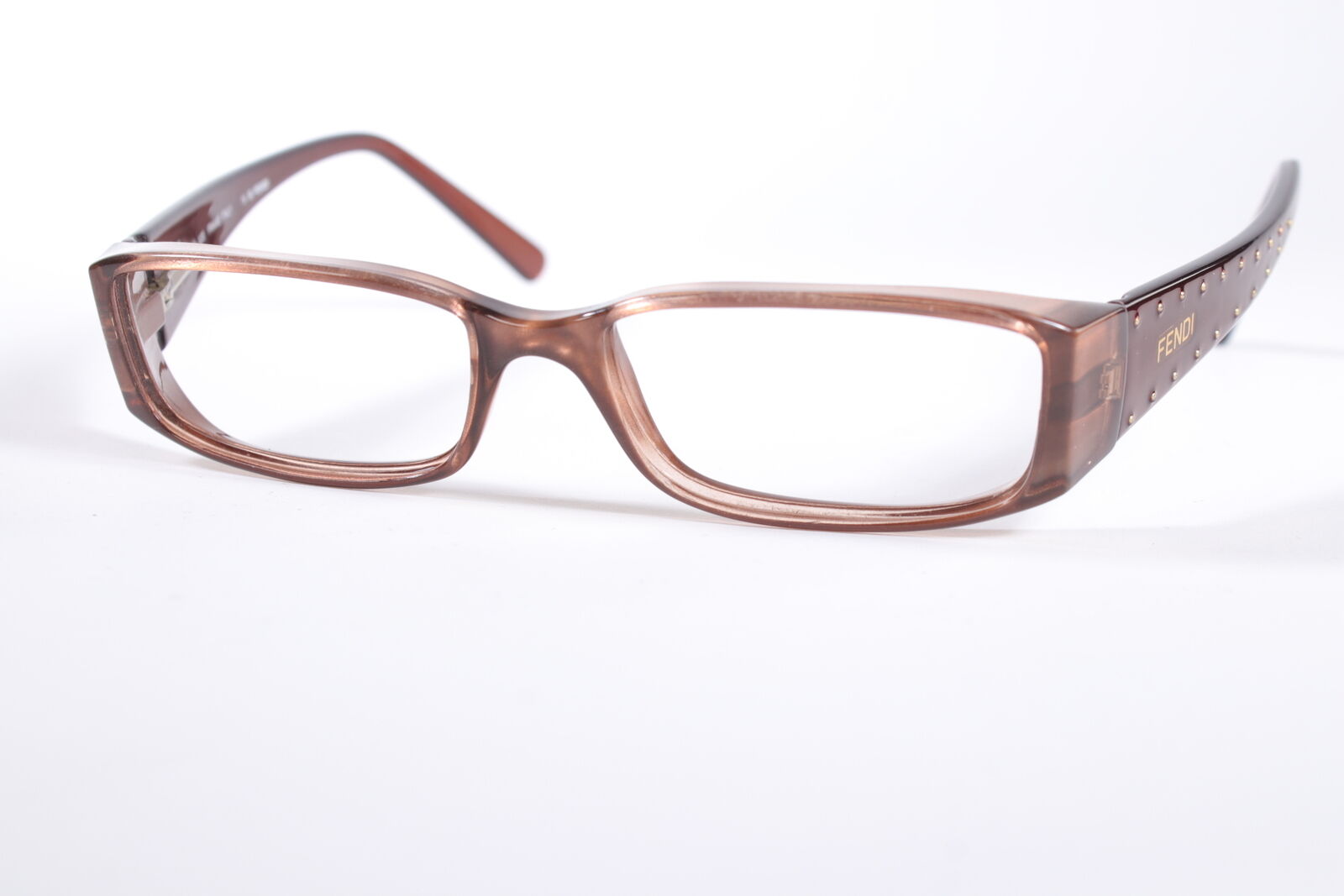 Fendi Women's F 595RI 001 Black Rectangle Eyeglasses 51-16-135