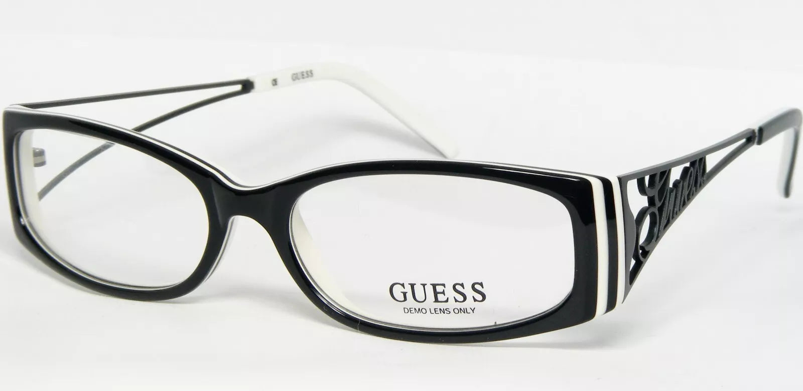 GUESS GU1434 BLKWHT BLACK / WHITE EYEGLASSES GLASSES PLASTIC FRAME 50-15-135mm