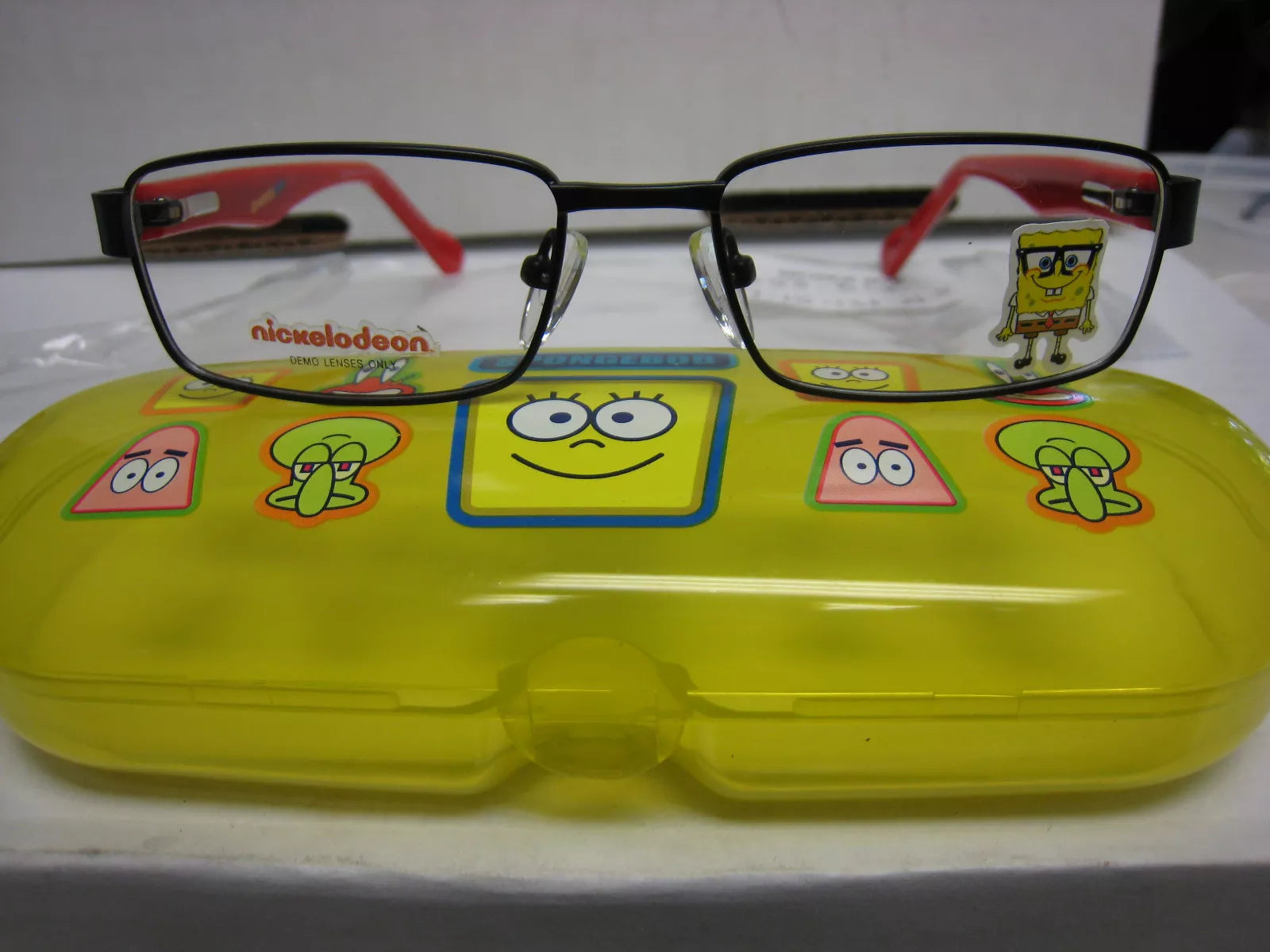 Nickelodeon Men's OB50 BLK Black Rectangle Eyeglasses 47-15-130