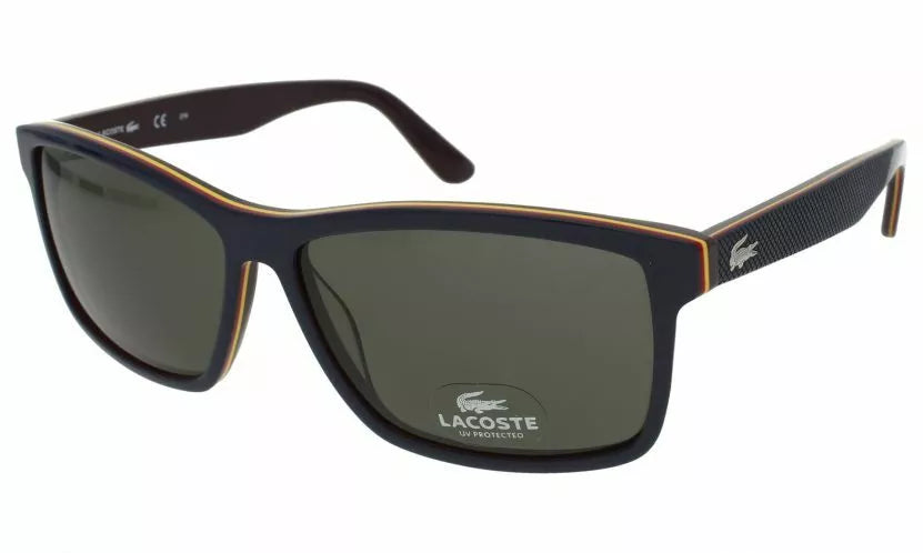 LACOSTE L705S 421 Shiny Navy Blue Sunglasses - Grey Lens