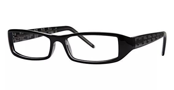 Fendi Women's F719 001 Black Rectangle Eyeglasses 52-15-130