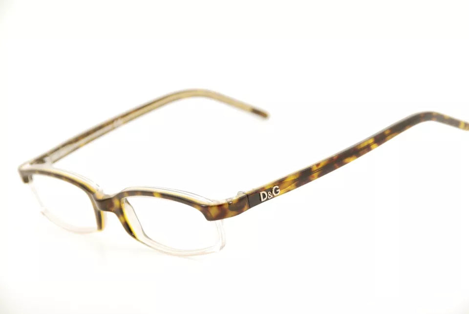 New Authentic Dolce & Gabbana 4089 853 50mm Tortoise Clear Frames Glasses Italy