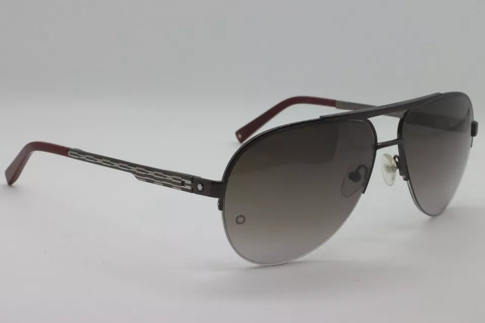 Mont Blanc MB 457S 20T Black Burgundy Gradient Sunglasses