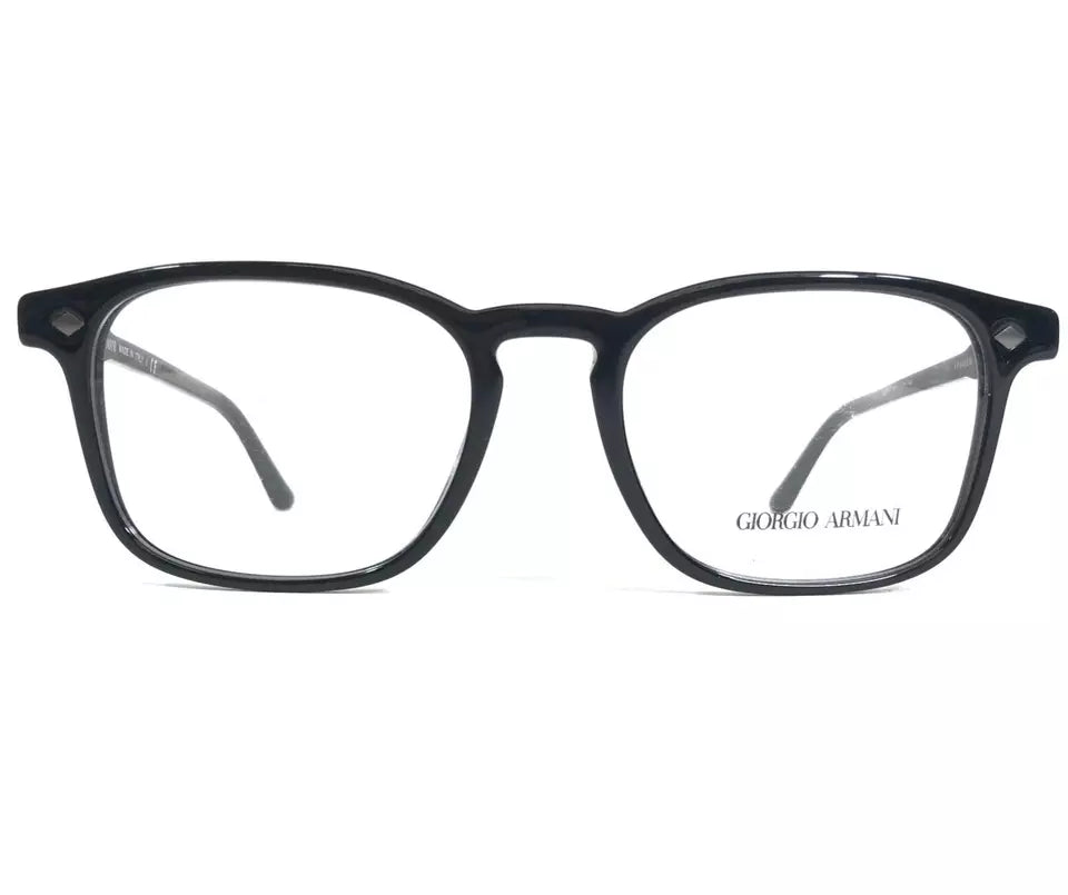 Giorgio Armani Eyeglasses Frames AR 8103-V 5017 Black Square Full Rim 53-19-145