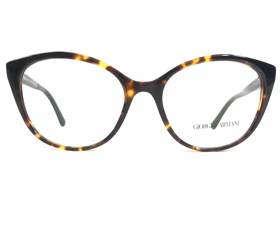 Giorgio Armani Eyeglasses Frames AR 7138 5584 Black Tortoise Cat Eye 52-17-140