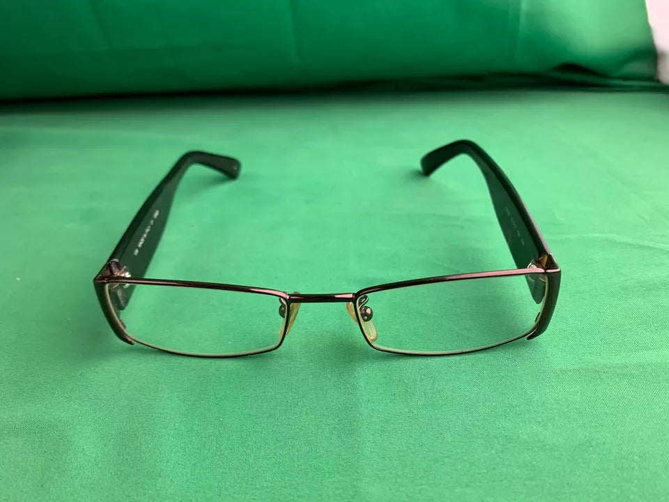Fendi Women's F818R 033 Gold Rectangle Eyeglasses 53-17-135