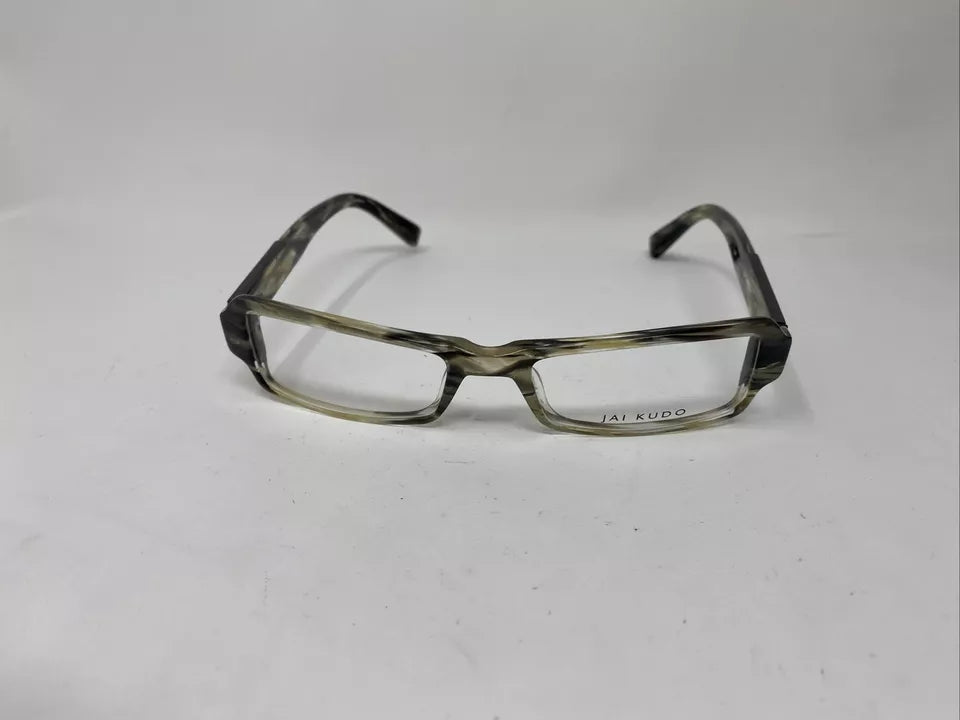 Terri Brogan Unisex 1067 P08 Black Rectangle Eyeglasses 51-18