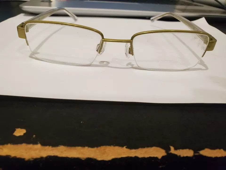 Charmant Women's CH10810 LN Light Green Half Rim Eyeglasses 50-19-140