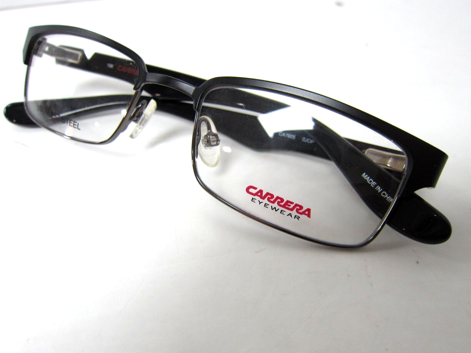 Carrera CA7605 0J0P Eyeglasses Frame 47-17-130 Black Youth