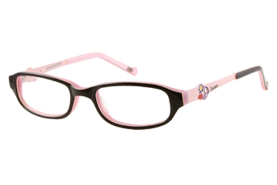 Skechers Women's SK1507 BRNPK Brown Rectangle Eyeglasses 45-16-125