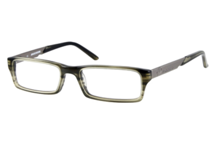 Skechers Men's SK3026 GRN/HAN Green Rectangle Eyeglasses 51-17-140