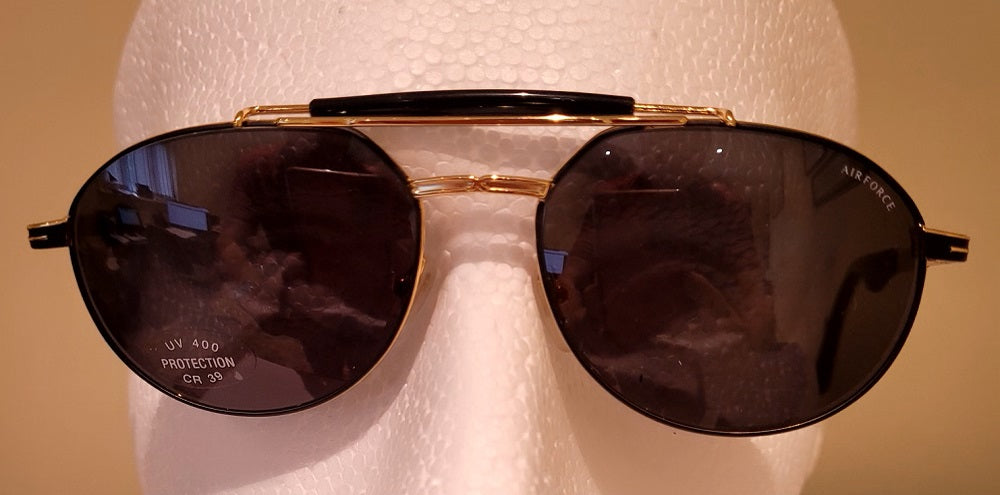 Air Force Ventura Gold Metal Sunglasses