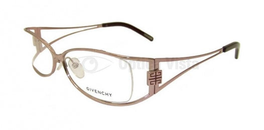 Givenchy Women's VGV 205 SBS Black Rectangle Eyeglasses 54-12-135
